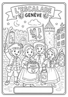 Vorschau - Arbeitsblätter - Genf Schweiz Kanton Ausmalbilder - Seite 2