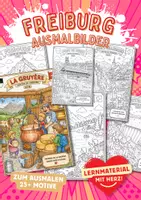 Vorschau - Arbeitsblätter - Freiburg Schweiz Kanton Ausmalbilder - Deckblatt