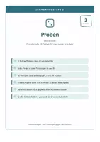 Vorschau - Test - Proben Mathematik Klasse 2 Grundschule - Deckblatt