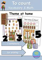 Vorschau - Arbeitsblätter - Materialpaket - Spiele / Games - At home / Living / Furniture & Rooms - zu Hause / wohnen / Möbel & Räume - Englisch - Seite 1