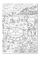 Vorschau - Arbeitsblätter - Obwalden Schweiz Kanton Ausmalbilder - Seite 3