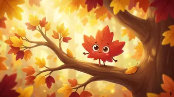 Aperçu - Cartes / Images - Kamishibaï | Le voyage de la feuille rouge | Automne et nature - Page 1