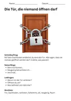 Vorschau - Stundenentwürfe - Kreatives Schreiben Klasse 3 | 🚪 Die verbotene Tür - Seite 3