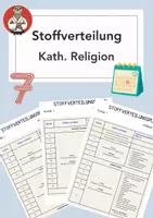 Vorschau - Unterrichtsreihen - Stoffverteilungsplan Katholische Religion Klasse 7 - Deckblatt