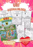 Vorschau - Arbeitsblätter - Uri Schweiz Kanton Ausmalbilder - Deckblatt