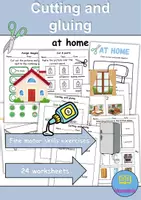 Vorschau - Arbeitsblätter - Materialpaket - Erstleser / First Reader - At home / Living / Furniture & Rooms - zu Hause / wohnen / Möbel & Räume - Englisch - Seite 1