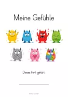Vorschau - Unterrichtsreihen - Arbeitsheft zum Farbenmonster - Seite 1