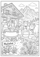 Vorschau - Arbeitsblätter - Schwyz Schweiz Kanton Ausmalbilder - Seite 3