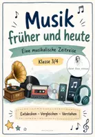 Vorschau - Unterrichtsreihen - Musik früher und heute Klasse 3-4 - Deckblatt