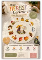 Vorschau - Bildkarten - Unser Herbst – XXL Legekreis für den Morgenkreis | 12 Herbstmotive für Kita & Kindergarten - Deckblatt
