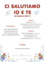 anteprima - Audio - CI SALUTIAMO IO E TE_Canzone del saluto e Circle Time - Pagina di copertina
