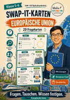 Vorschau - Spiele - 🃏 SwapIt-Kartenspiel: Europäische Union – 29 Fragekarten | Lernen mit Bewegung | GeWi Klasse 5–6 - Deckblatt