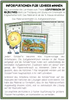 Vorschau - Stationenlernen - Comparison of Adjectives Englisch – Steigerung Adjektive, Comparatives, Superlatives, Grammar, Grammatik, Übungen, Aufgaben | Lerncenter, Lerntheke, Aufgabenkarten, Grammatikübungen 5., 6. Klasse, Sekundarstufe - Seite 1