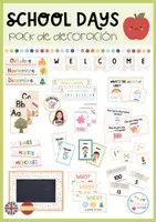 Vista previa - Decoración del aula - SCHOOL DAYS - Pack de decoración para el aula - Portada