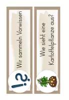 Vorschau - Präsentationen/Tafelbilder - Reihentransparenz Kartoffel – Sachunterricht 2. und 3. Klasse - Seite 1