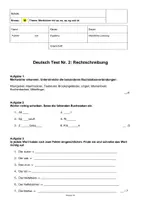 Vorschau - Klassenarbeiten - Rechtschreibarbeit: Doppelvokale & Konsonantenverbindungen – 3 Niveaustufen - Seite 3
