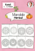 Vorschau - Mal- und Bastelvorlagen - Herbst Mandala | Kunst Ausmalbilder Klasse 1-4 - Deckblatt