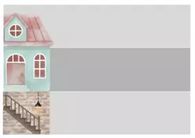 Vorschau - Präsentationen/Tafelbilder - Freebie: Zeilenhäusschen (7 Versionen) - Seite 2