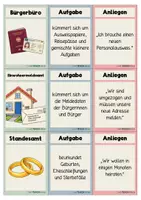 Vorschau - Stationenlernen - Leben in der Stadt - Rathaus - Ämter & Behörden - Legespiel - Seite 2