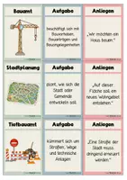 Vorschau - Stationenlernen - Leben in der Stadt - Rathaus - Ämter & Behörden - Legespiel - Seite 3