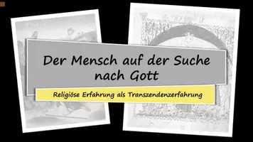 Vorschau - Stundenentwürfe - Drucklos unterrichten: Mensch auf der Suche nach Gott - Religiöse Erfahrung als Transzendenzerfahrung - Seite 3