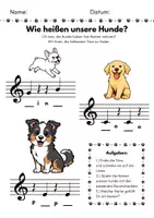 Vorschau - Mal- und Bastelvorlagen - Boomwhackers: Hunde-Musik in der Grundschule (C-Dur) - Seite 2