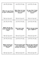 Vorschau - Spiele - Conversation Cards: At home / Living / Furniture & Rooms - zu Hause / wohnen / Möbel & Räume - Englisch (Redespiel/Sprechanlässe) - Seite 3