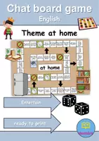 Vorschau - Spiele - At home / Living / Furniture & Rooms - zu Hause / wohnen / Möbel & Räume : Conversation Board Game - Plauderbrettspiel (Englisch) - Deckblatt