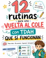 Vista previa - Refuerzo / NEE / Materiales de apoyo - 12 RUTINAS vuelta a clase para TDAH - Portada
