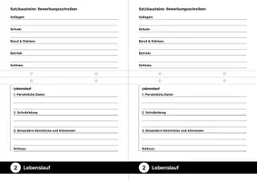 Vorschau - Arbeitsblätter - Bewerbung, Lebenslauf & Tagesbericht – Flipbook - Seite 3