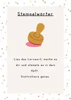 Vorschau - Stationenlernen - Lernwörterstationen mit Schildern/Erklärungen - Seite 3