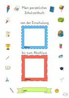 Vorschau - Arbeitsblätter - Schulzeit Klasse 1 bis Abschluss - Deckblatt