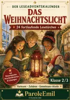 Vorschau - Poster - Leseadventskalender – 24 Lesetürchen mit fortlaufender Weihnachtsgeschichte - Deckblatt