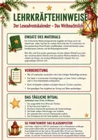 Vorschau - Poster - Leseadventskalender – 24 Lesetürchen mit fortlaufender Weihnachtsgeschichte - Seite 2