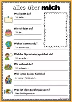 Vorschau - Arbeitsblätter - Sich Vorstellen/A0-A1/DaZ&DaF - Seite 3