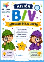 Vista previa - Hojas de trabajo - Detectives B/V | 11 retos de ortografía - Portada