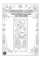 anteprima - Etichette / Segnalibri - Segnalibro marino - Pagina 1