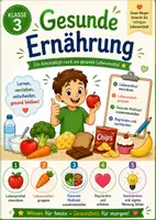 Vorschau - Arbeitsblätter - Gesunde Ernährung | Lebensmittel, Lebensmittelgruppen & gesunde Mahlzeiten - Deckblatt