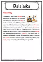 Vorschau - Arbeitsblätter - Balalaika Music worksheet: cloze text, listening comprehension and word search - English - Seite 2