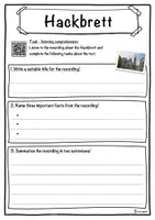 Vorschau - Arbeitsblätter - Hackbrett Music worksheet: cloze text, listening comprehension and word search - English - Seite 3