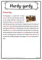 Vorschau - Arbeitsblätter - Hurdy-gurdy Music worksheet: cloze text, listening comprehension and word search - English - Seite 2