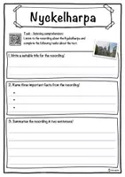 Vorschau - Arbeitsblätter - Nyckelharpa Music worksheet: cloze text, listening comprehension and word search - English - Seite 3