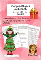 Vorschau - Arbeitsblätter - Stolpersätze Weihnachten & Wortsalat – Satzbau, Sprachgefühl und Grammatik mit Lösungen (Deutsch Klasse 2–3) - Deckblatt