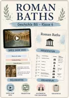 Vorschau - Stundenentwürfe - Roman Baths (Rollenspiel,Video, Verlaufsplan, Präsentation) - Deckblatt
