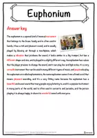 Vorschau - Arbeitsblätter - Euphonium Music worksheet: cloze text, listening comprehension and word search - English - Seite 2
