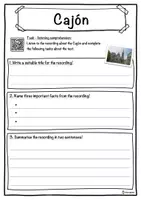 Vorschau - Arbeitsblätter - Cajón Music worksheet: cloze text, listening comprehension and word search - English - Seite 3
