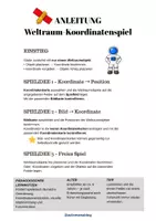 Vorschau - Spiele - Weltraum Koordinatenspiel - Seite 1