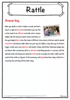 Vorschau - Arbeitsblätter - Rattle Music worksheet: cloze text, listening comprehension and word search - English - Seite 2