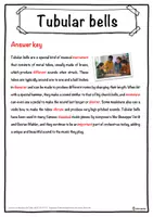 Vorschau - Arbeitsblätter - Tubular bells Music worksheet: cloze text, listening comprehension and word search - English - Seite 2