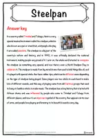 Vorschau - Arbeitsblätter - Steelpan Music worksheet: cloze text, listening comprehension and word search - English - Seite 2